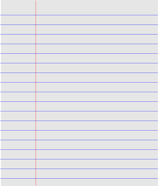 Printable lined paper
